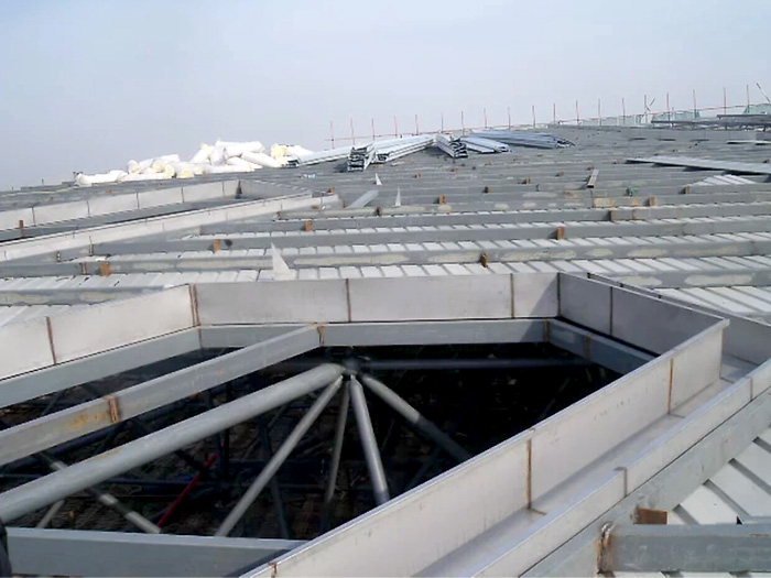 邓州安吉县体育馆网架